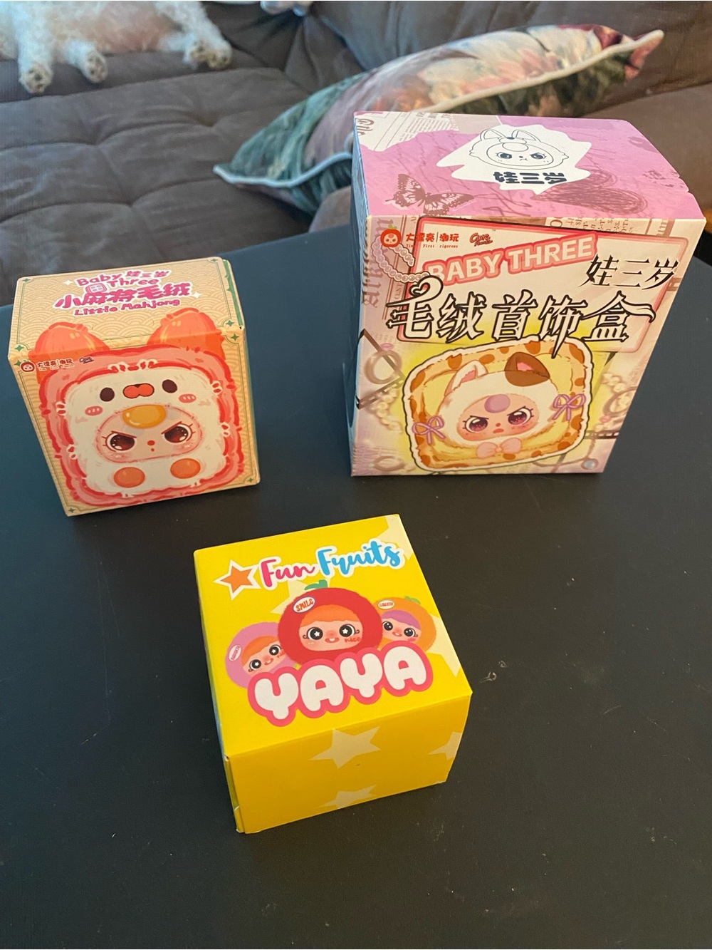 Baby Three Little Mahjong Fun Fruits YAYA Blind Boxes New Sealed Lot